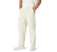 Amazon Essentials Pantalón Paracaídas de Corte Amplio, Ligero y Elástico Hombre, Beige, M