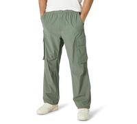 Amazon Essentials Pantalón Paracaídas de Corte Amplio, Ligero y Elástico Hombre, Verde Oliva Oscuro, XXL