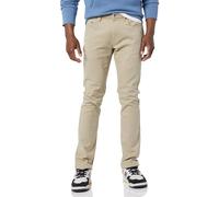 Amazon Essentials Pantalón Vaquero Elástico de Ajuste Ceñido Hombre, Marrón Caqui Claro, 32W / 31L