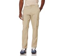 Amazon Essentials Pantalones Cargo Corte Ajustado de Tejido Elástico en Mezcla de Algodón Hombre