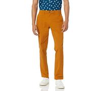 Amazon Essentials Pantalones Chinos Informales, Elásticos de Corte Ajustado para Todo el Día Hombre , Camel Oscuro, 36W / 31L