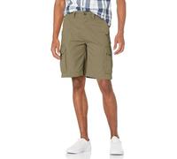 Amazon Essentials Pantalones Cortos Cargo de Corte Clásico de 25cm con Bolsillos Hombre, Caqui, 40W