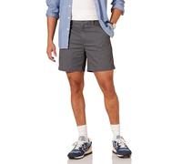 Amazon Essentials Pantalones Cortos Chinos de 18 cm con Corte Clásico Hombre, Color Carbón, 34W