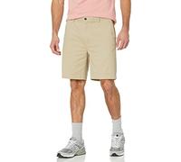Amazon Essentials Pantalones Cortos Chinos de Corte Clásico de 23cm con Bolsillos Hombre, Gris Topo Oscuro, 33W