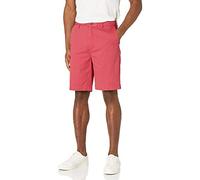 Amazon Essentials Pantalones Cortos Chinos de Corte Clásico de 23cm con Bolsillos Hombre, Rojo Frambuesa, 33W