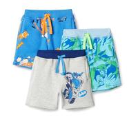 Amazon Essentials Pantalones Cortos de Punto y Tejido de Rizo Francés Niño, Pack de 3, Batman, 11-12 años