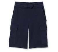 Amazon Essentials Pantalones cortos deportivos tipo cargo de felpa Niño, Azul Marino, 10 años