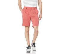 Amazon Essentials Pantalones Cortos Elásticos de Golf de Corte Clásico (Disponible en Tallas Grandes y para Personas Altas) Hombre, Rojo Efecto Lavado, 36W
