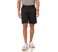 Amazon Essentials Pantalones Cortos Elásticos de Golf de Corte Clásico (Disponible en Tallas Grandes y para Personas Altas) Hombre, Negro, 33W