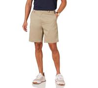 Amazon Essentials Pantalones Cortos Elásticos de Golf de Corte Clásico (Disponible en Tallas Grandes y para Personas Altas) Hombre, Marrón Caqui, 30W