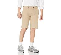 Amazon Essentials Pantalones Cortos Oxford Ligeros, Elásticos y Cómodos de Corte Ajustado de 28cm Hombre, Marrón Caqui, 42W