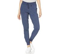 Amazon Essentials Pantalones De Correr De Forro Polar con Puños (Disponibles En Tallas Grandes) Mujer, Azul Marino Mezcla, XXL