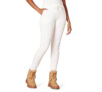 Amazon Essentials Pantalones De Correr De Forro Polar Con Puños (Disponibles En Tallas Grandes) Mujer, Blanco, XXL Grande