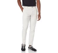 Amazon Essentials Pantalones de Trabajo de Corte Ajustado y de Estilo Chino, Resistentes a las Arrugas y sin Pinzas Hombre, Plateado, 35W / 30L