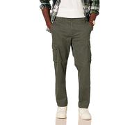 Amazon Essentials Pantalones de Trabajo Estilo Cargo, Elásticos y de Corte Recto (Disponibles en Tallas Grandes) Hombre, Verde Oliva, 29W / 29L