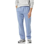 Amazon Essentials Pantalones Deportivos de Forro Polar con Parte Inferior Abierta (Disponibles en Tallas Grandes y Largos Especiales) Hombre, Azul Pizarra, XL