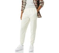 Amazon Essentials Pantalones Deportivos de Forro Polar y Corte Holgado Hombre, Crema, S
