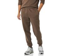 Amazon Essentials Pantalones Deportivos de Forro Polar y Corte Holgado Hombre, Marrón Medio, S