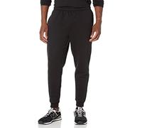 Amazon Essentials Pantalones Deportivos de Forro Polar y Corte Holgado Hombre, Negro, L