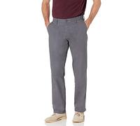 Amazon Essentials Pantalones Informales de Estilo Chino, de Corte Clásico, Resistentes a las Arrugas y sin Pinzas (Disponibles en Tallas Grandes) Hombre, Color Carbón, 42W / 32L