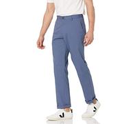 Amazon Essentials Pantalones Informales de Estilo Chino, de Corte Clásico, Resistentes a Las Arrugas y sin Pinzas (Disponibles en Tallas Grandes) Hombre, Añil, 38W / 32L