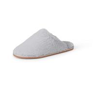 Amazon Essentials Pantuflas de felpa mullidas para mujer, color gris, talla 12