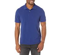 Amazon Essentials Polo de Piqué de Algodón de Ajuste Entallado Hombre, Azul Marino, M