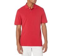 Amazon Essentials Polo de Piqué de Algodón de Ajuste Entallado Hombre, Rojo, L