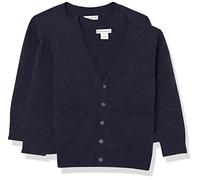 Amazon Essentials Rebecas en algodón Liso Unisex Niño, Pack de 2, Azul Marino, 11-12 años