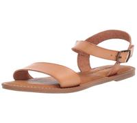 Amazon Essentials Sandalia con Hebillas de Dos Tiras Mujer, Natural, 35 EU