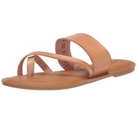 Amazon Essentials Sandalia de Dedo con Una Banda Mujer, Natural, 35.5 EU