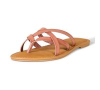 Amazon Essentials Sandalia Plana Mujer, Rosa Magenta Viejo, 42 EU Ancho