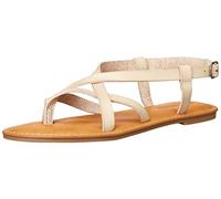 Amazon Essentials Sandalias de Tiras Informal Mujer, Gris Topo, 44 EU