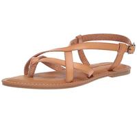 Amazon Essentials Sandalias de Tiras Informal Mujer, Natural, 35 EU