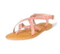 Amazon Essentials Sandalias de Tiras Informal Mujer, Rosa Magenta Viejo, 42 EU