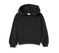 Amazon Essentials Sudadera con Capucha Ancha Unisex Niño, Negro, 6-7 años