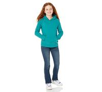 Amazon Essentials Sudadera con Capucha Niña, Cian Oscuro, 3 años