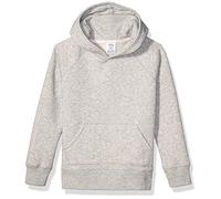Amazon Essentials Sudadera con Capucha Niña, Gris Claro Mezcla, 6-7 años