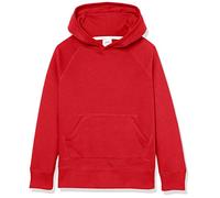 Amazon Essentials Sudadera con Capucha Niña, Rojo, 3 años
