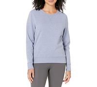 Amazon Essentials Sudadera de vellón de rizo francés con cuello redondo para mujer (disponible en tallas grandes), color azul índigo jaspeado, talla XL
