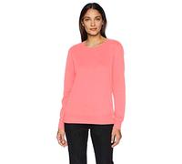 Amazon Essentials Sudadera de vellón de rizo francés con cuello redondo para mujer (disponible en tallas grandes), color rosa coral, talla S