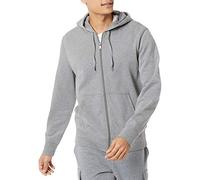 Amazon Essentials Sudadera Ligera de Corte Estándar con Capucha y Cremallera Completa Hombre, Carbón Mezcla, XL
