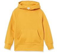 Amazon Essentials Sudaderas de Forro Polar con Capucha Niño, Amarillo Dorado, 9 años