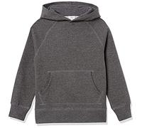 Amazon Essentials Sudaderas de Forro Polar con Capucha Niño, Color Carbón, 9 años