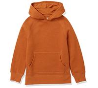 Amazon Essentials Sudaderas de Forro Polar con Capucha Niño, Marrón Claro, 8 años