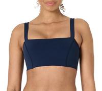 Amazon Essentials Sujetador Deportivo FormFlex, Palabra de Honor, Suave y Ligero, con Tirantes Ajustables Mujer, Azul Marino, M