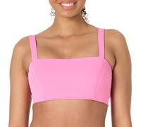 Amazon Essentials Sujetador Deportivo FormFlex, Palabra de Honor, Suave y Ligero, con Tirantes Ajustables Mujer, Rosa Flamenco, S