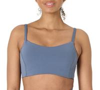 Amazon Essentials Sujetador Deportivo FormFlex para Yoga, Suave y Ligero, con Cuello en Forma de Corazón Mujer, Gris Pizarra, L