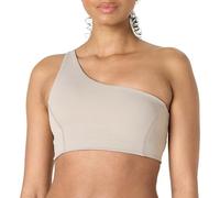 Amazon Essentials Sujetador Deportivo FormFlex, Suave y Ligero, con un Solo Tirante y Tiras Cruzadas en la Espalda Mujer, Gris Topo, XXL