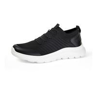 Amazon Essentials Tenis de correr de punto ligero Hombre, Negro Blanco, 42.5 EU